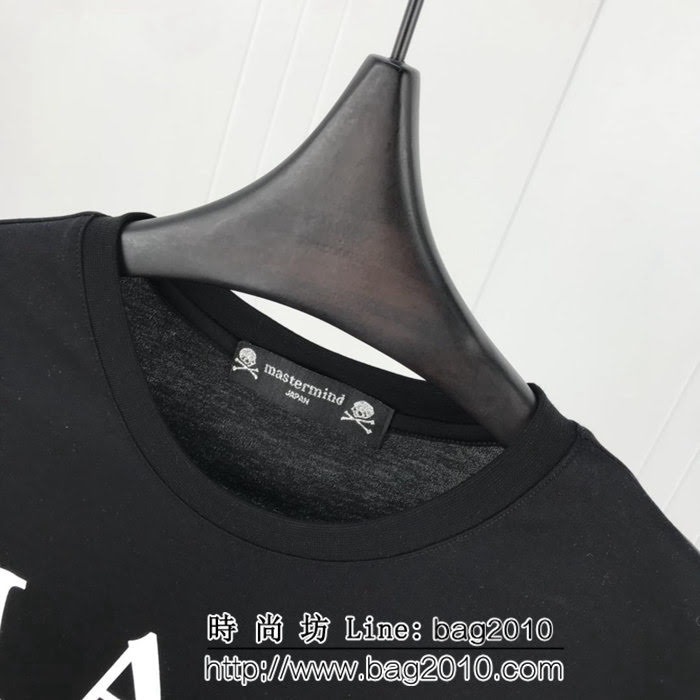 MMJ Ｍastemind world19AW早春新款 英文字母印花骷髏 純棉短袖 男女同款 ydi2160